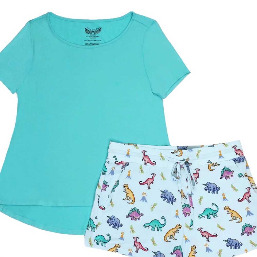 Women’s Dinosaur Pajama Set -Bamboo